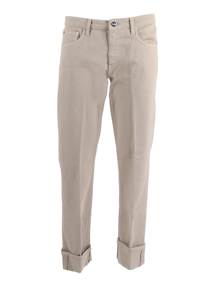 Coco Pants White Cotton Elastane Jean