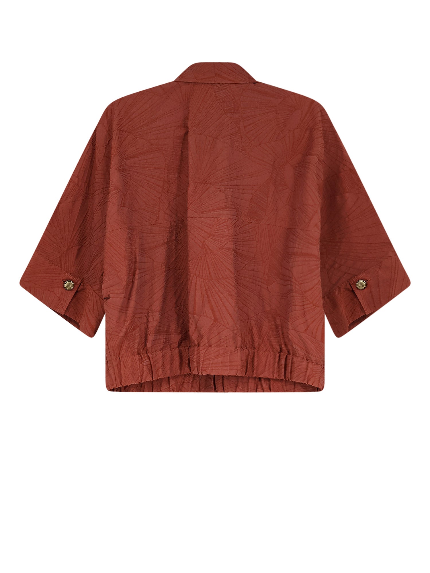 Brunello Cucinelli Shirts Orangeflame Cotone Poliammide
