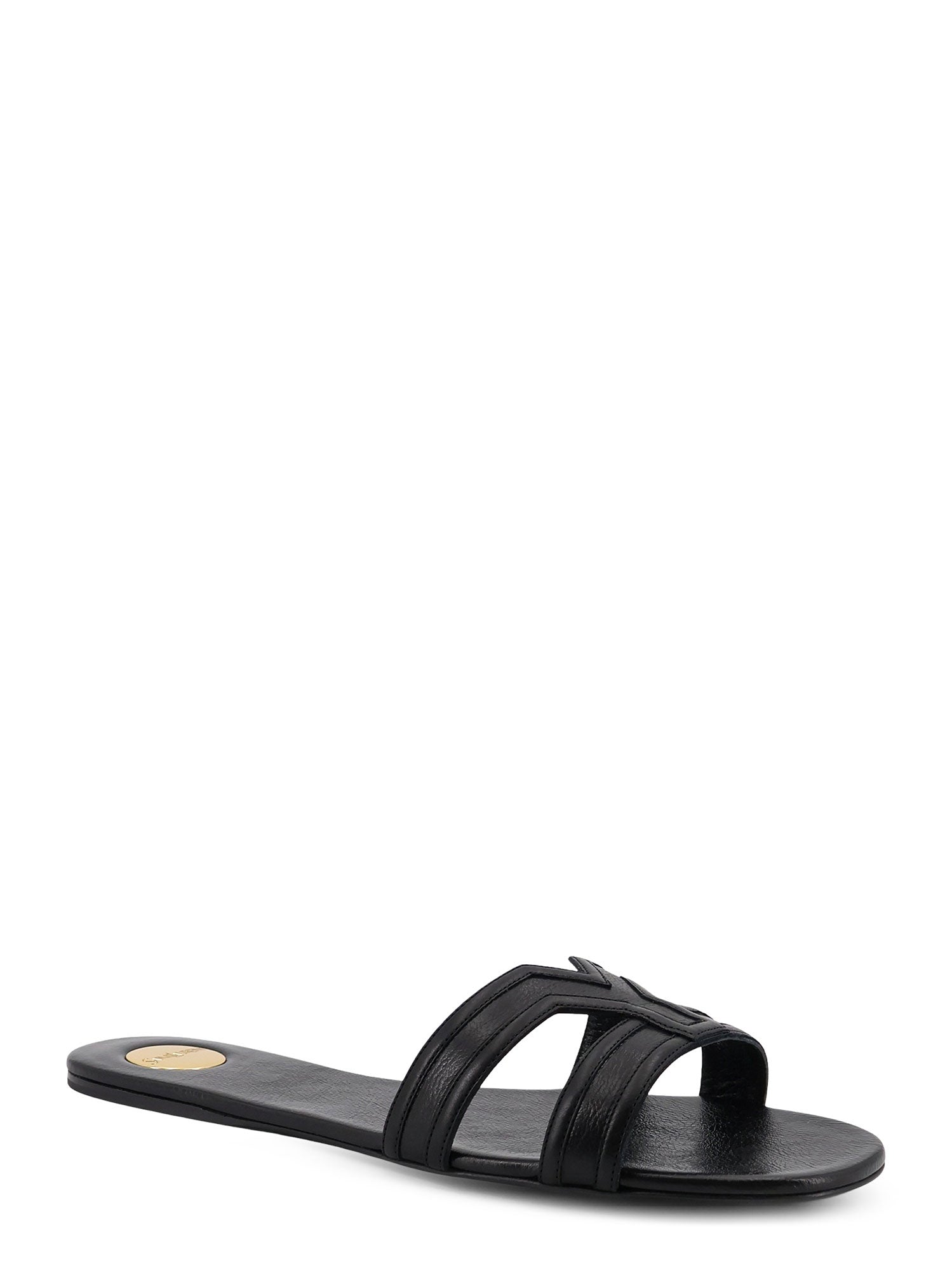 Saint Laurent Sandals Black Pelle