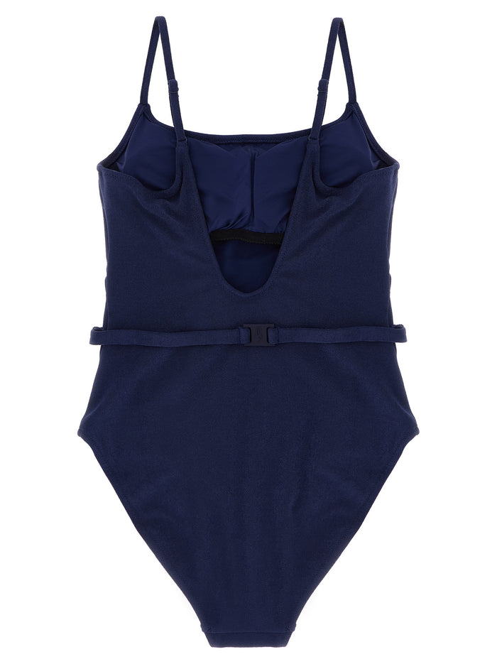 Kennedy One-Piece Swimsuit Blue Polyester Beachwear