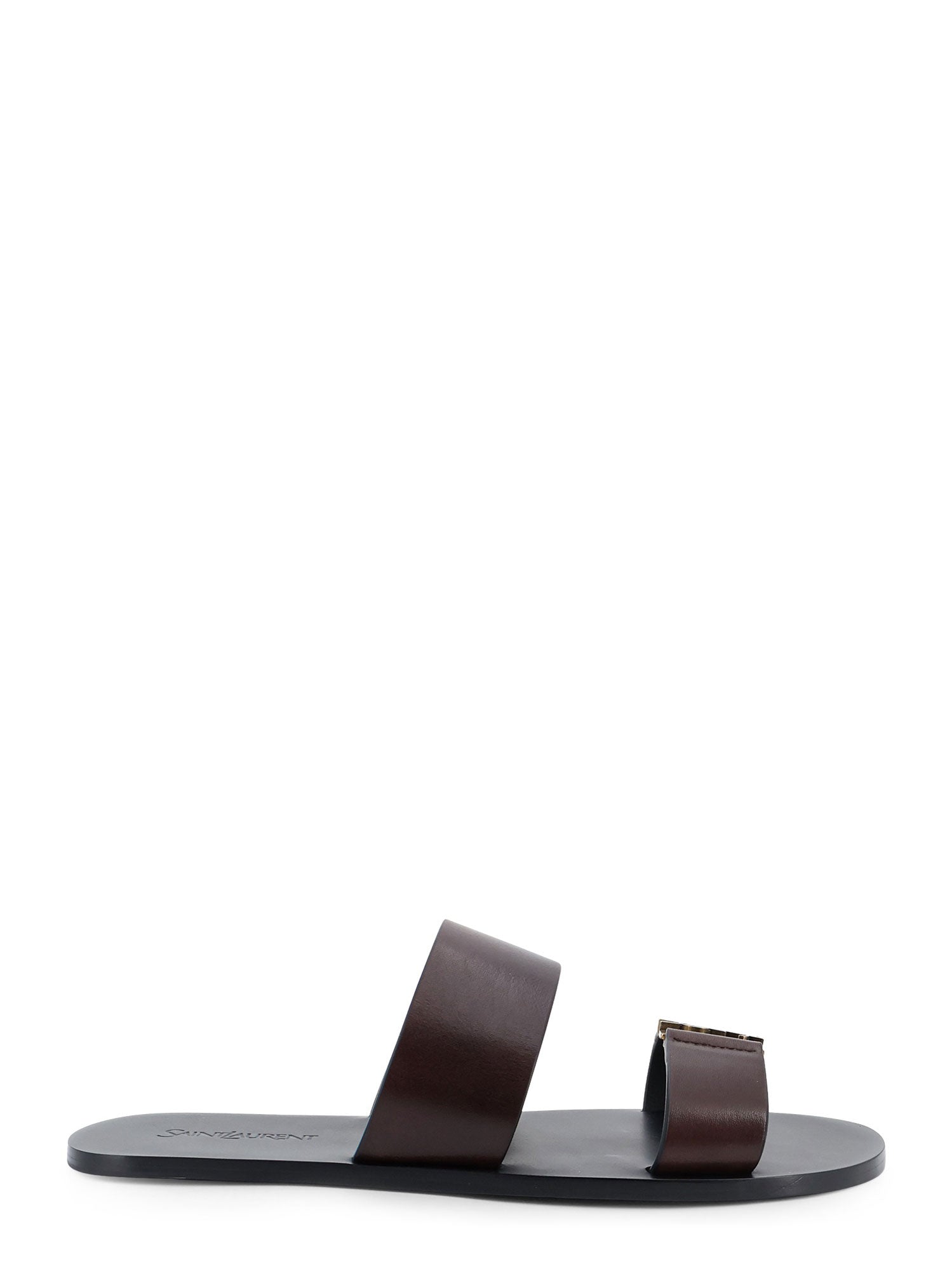 Saint Laurent Sandals Ultra Dark Brown Pelle