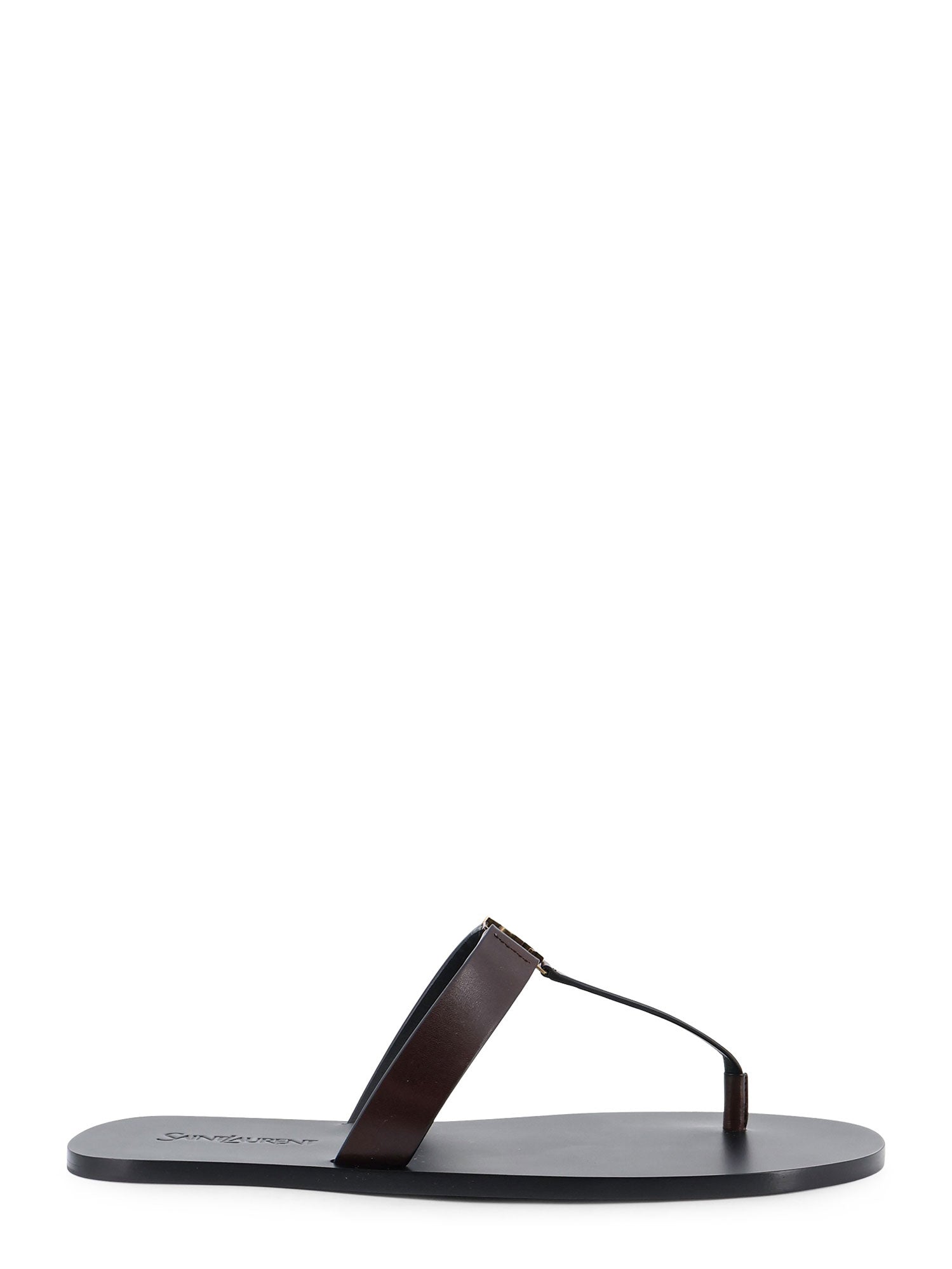 Saint Laurent Sandals Ultra Dark Brown Pelle