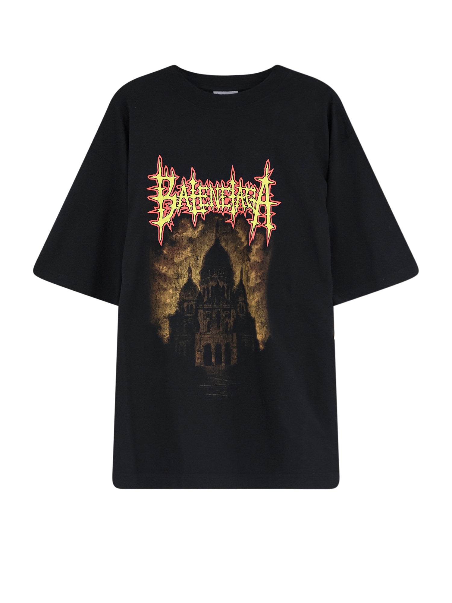 Balenciaga T-shirts and Polos Black Cotone