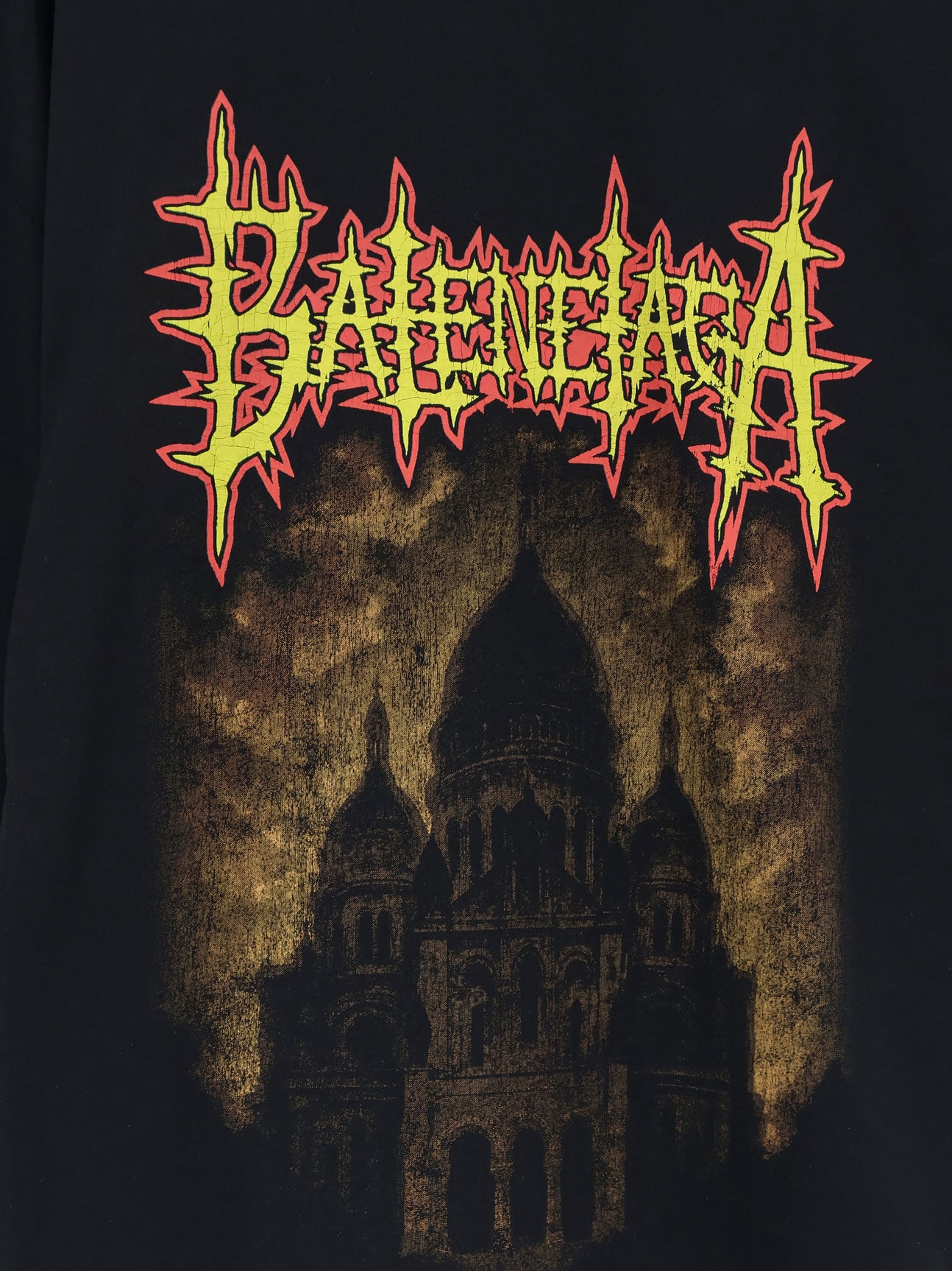 Balenciaga T-shirts and Polos Black Cotone
