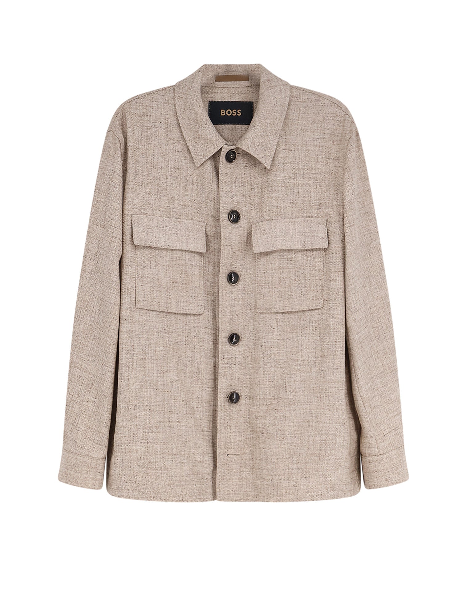 BOSS Jackets Mediumbeige Lana Vergine Seta Lino