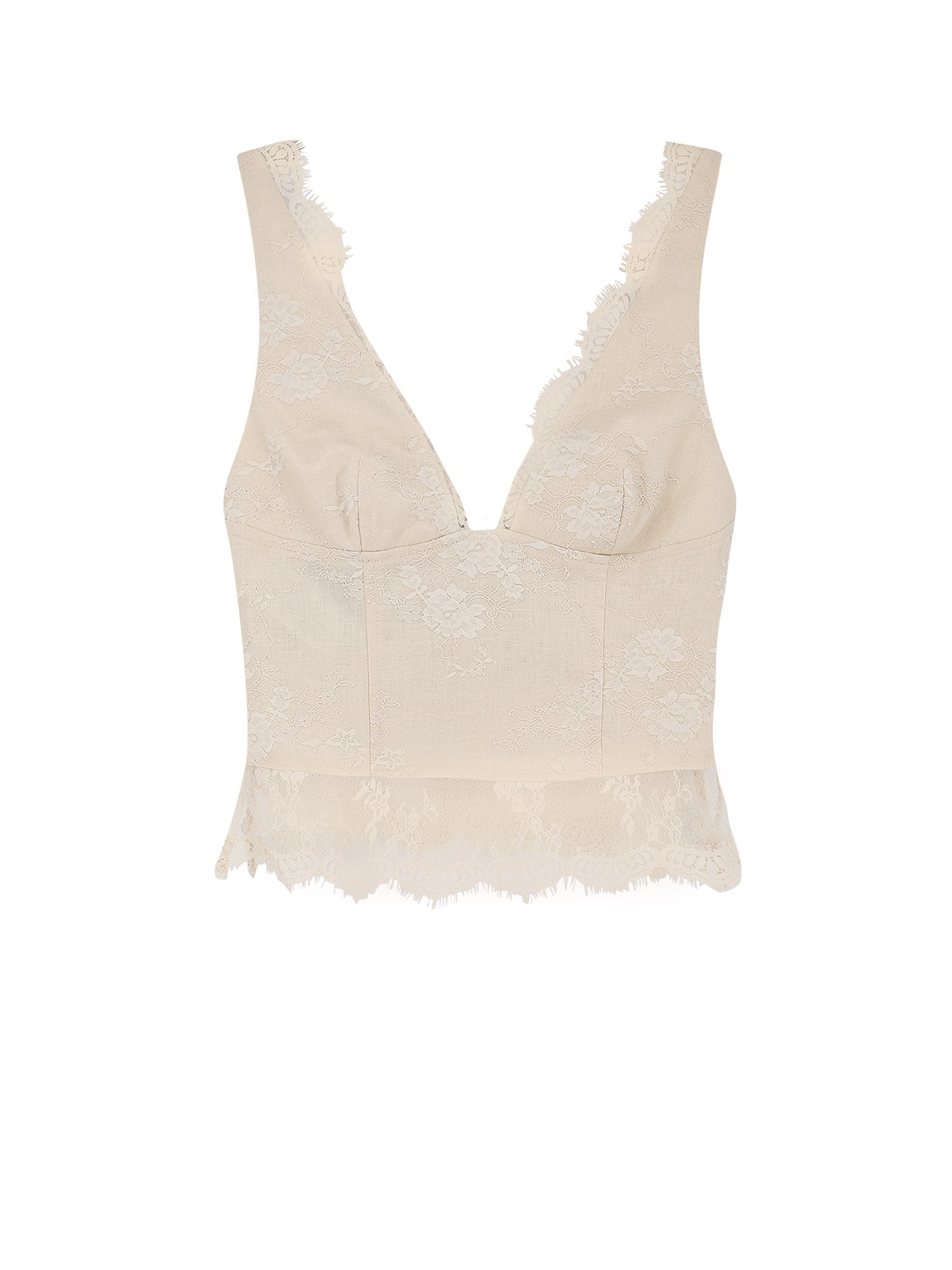 Pinko T-shirts and Polos Beige Lino