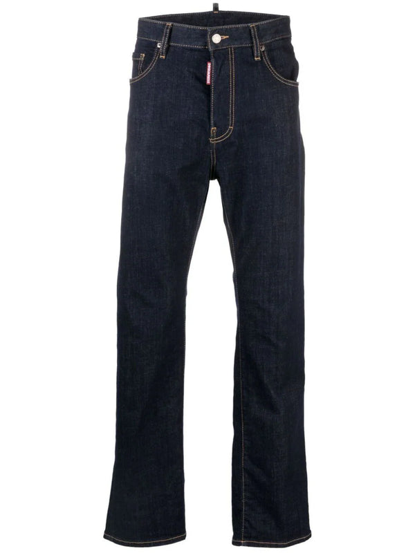 Dsquared2 Outer: Cotton 99% jeans in indigo
