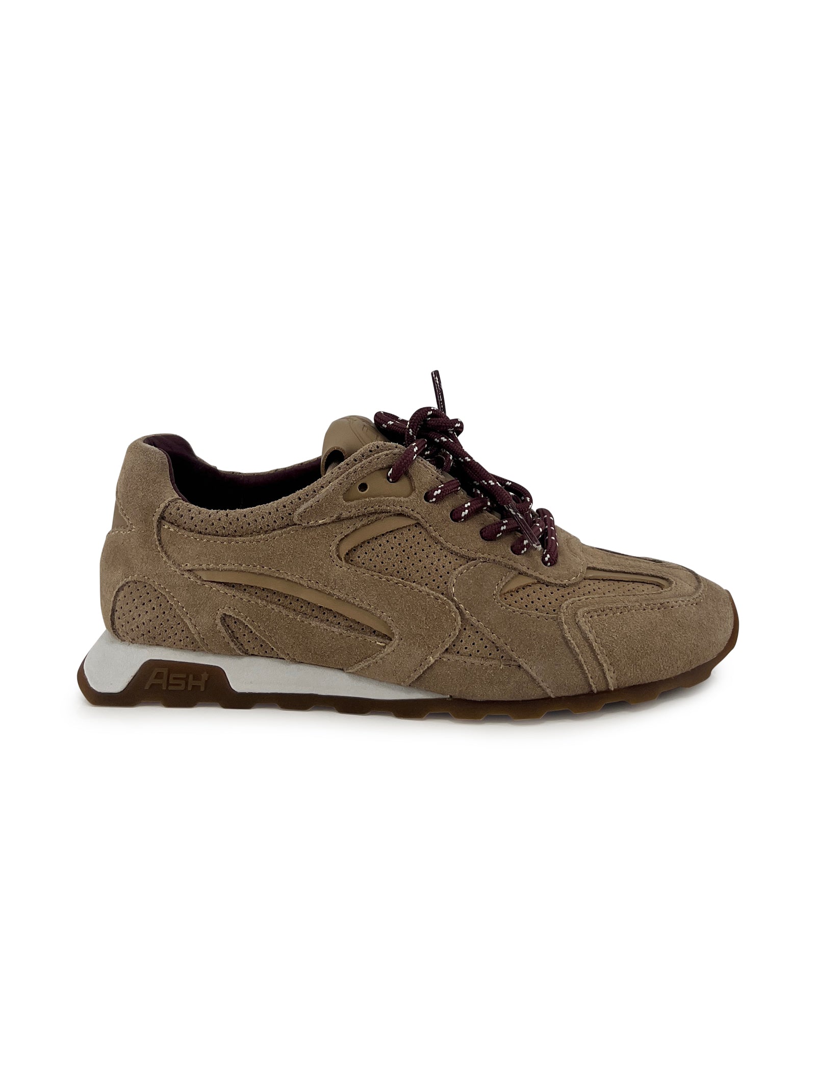 Ash Flat Shoes Nocciola Suede