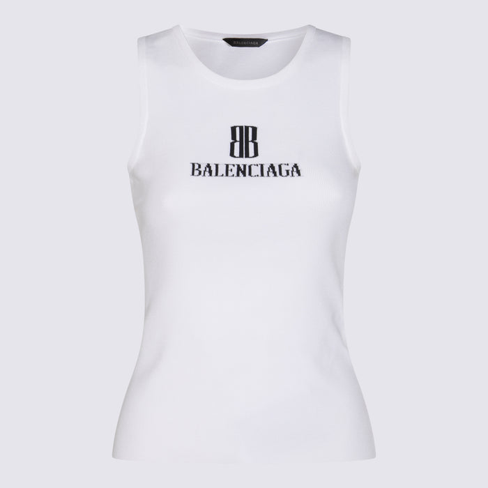 Balenciaga Top White _vi Pl