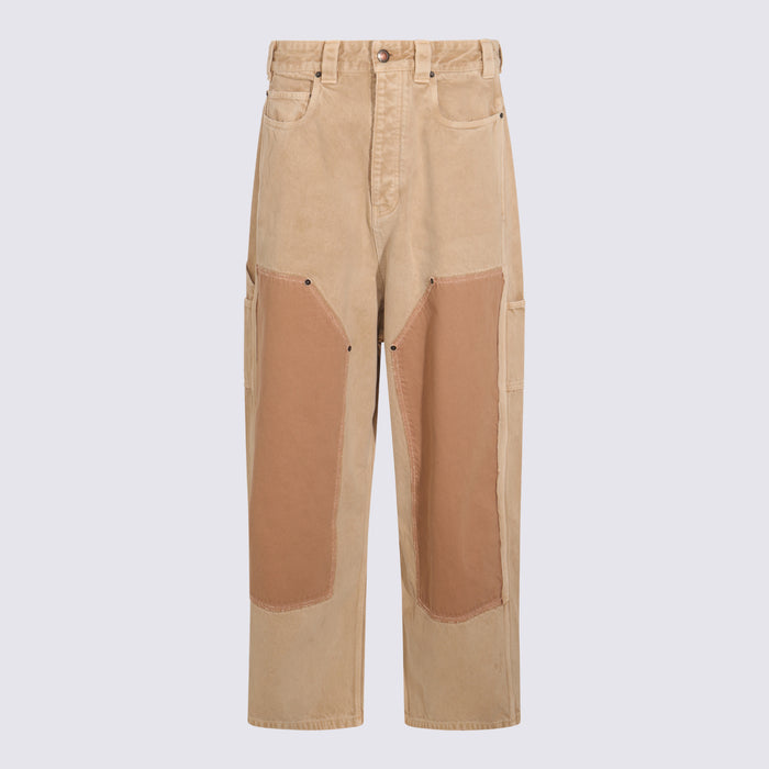 Balenciaga Trousers Beige _co