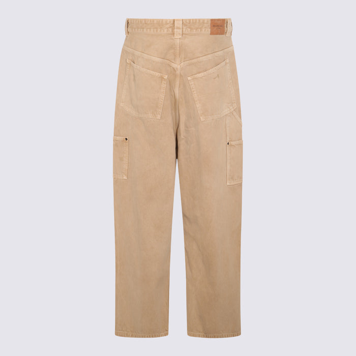 Balenciaga Trousers Beige _co