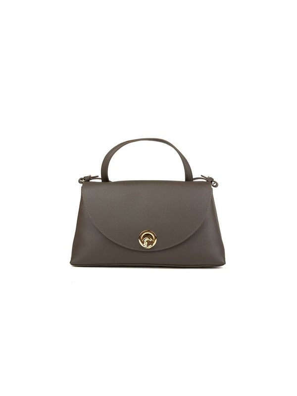 Coccinelle Top Handle Bag Fango-Honey Fango/honey Bovine Leather / Top-handle-bags