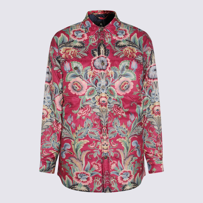 Etro Coats Aubergine _pa