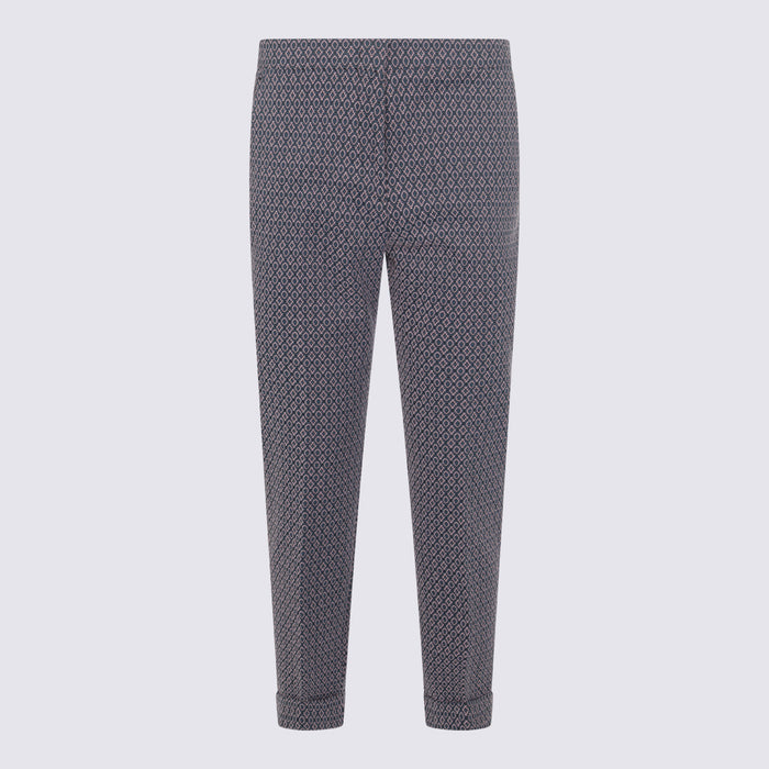 Etro Trousers Blue __pl Co Pa Ea