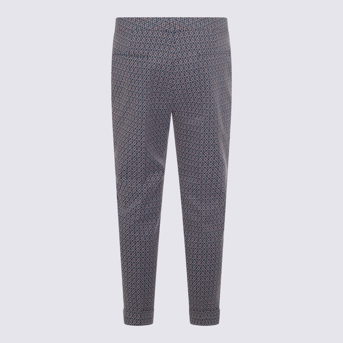 Etro Trousers Blue __pl Co Pa Ea