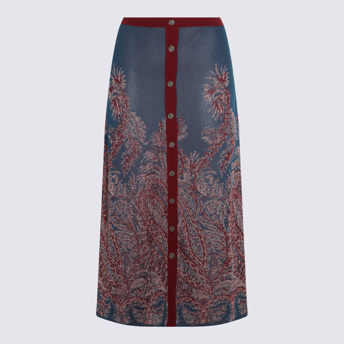 Etro Skirts Aubergine Mix _vi Pl