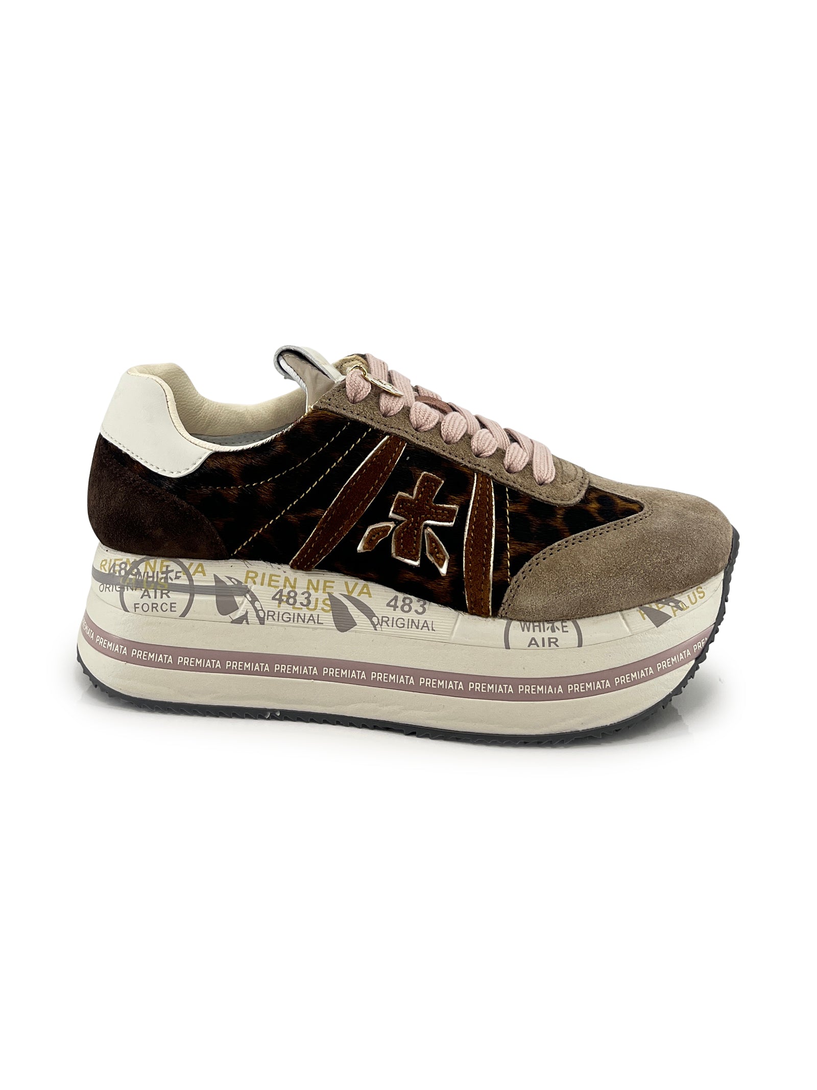 Premiata Flat Shoes Goat Leather Calf