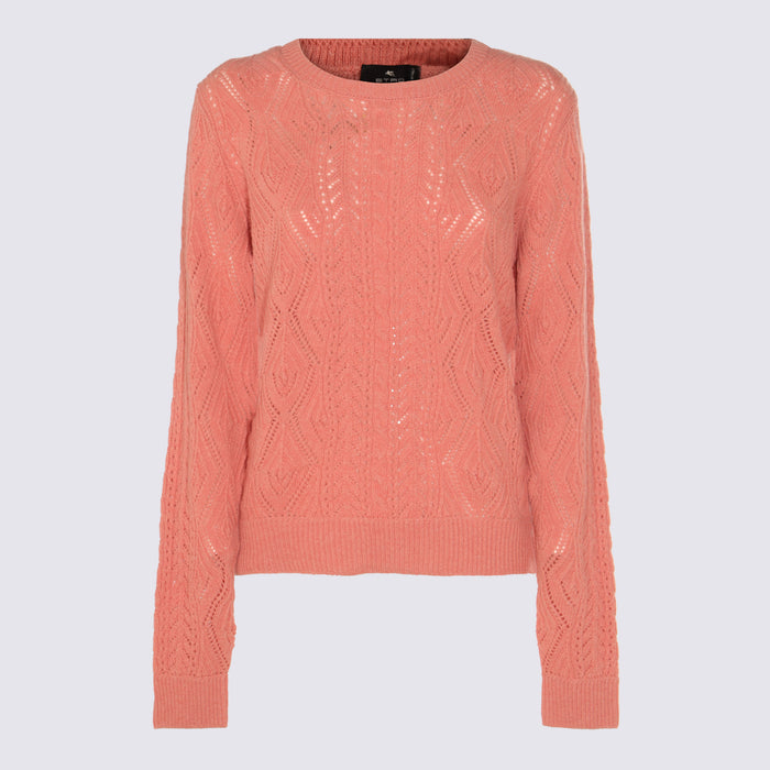 Etro Sweaters Pink _co