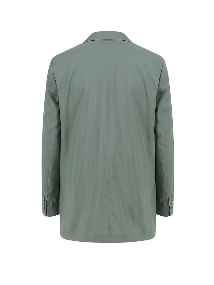 Max Mara Clothing Verde Scuro Lana Vergine Seta