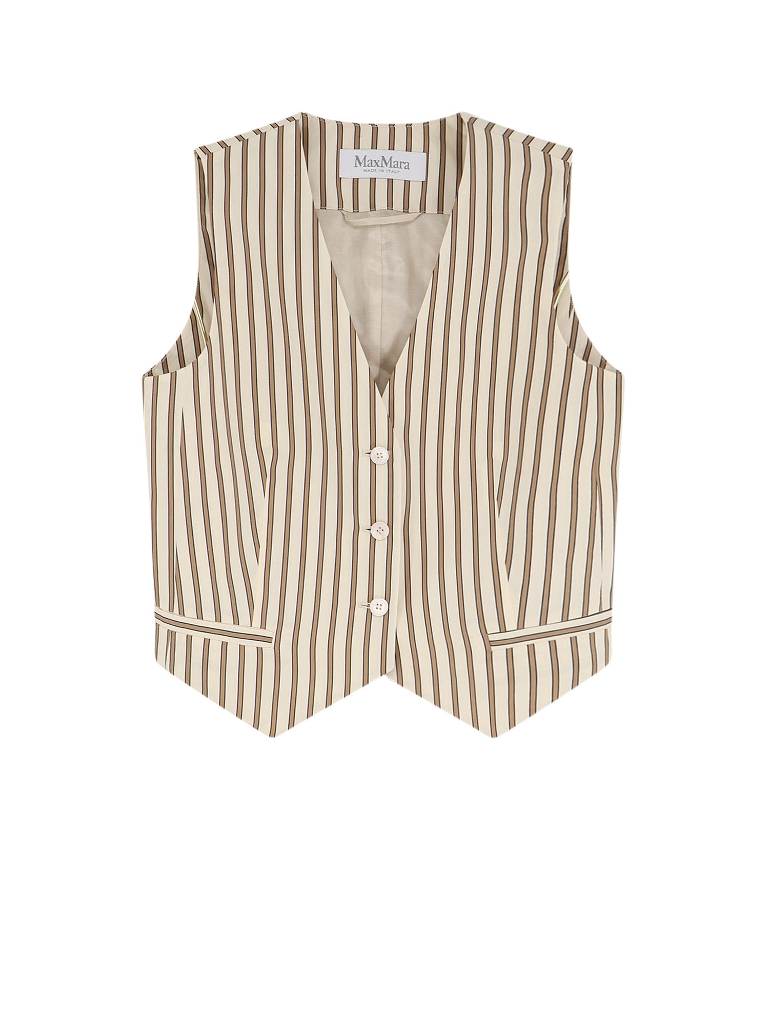 Max Mara Clothing Beige Cotone Seta