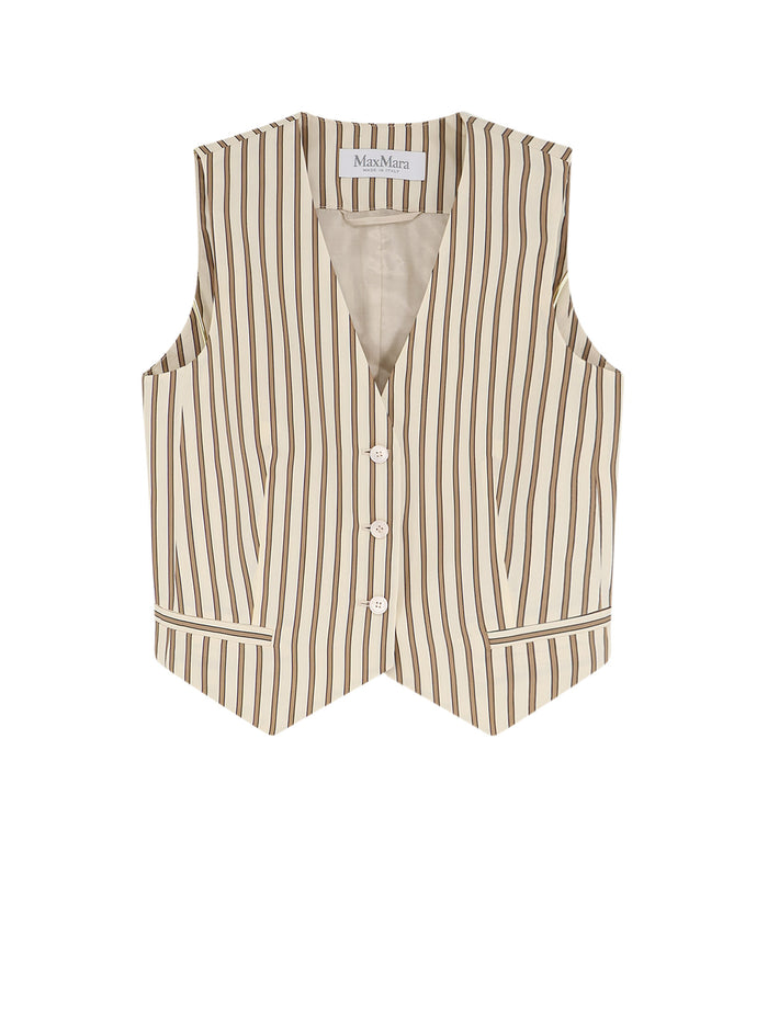 Max Mara Clothing Beige Cotone Seta