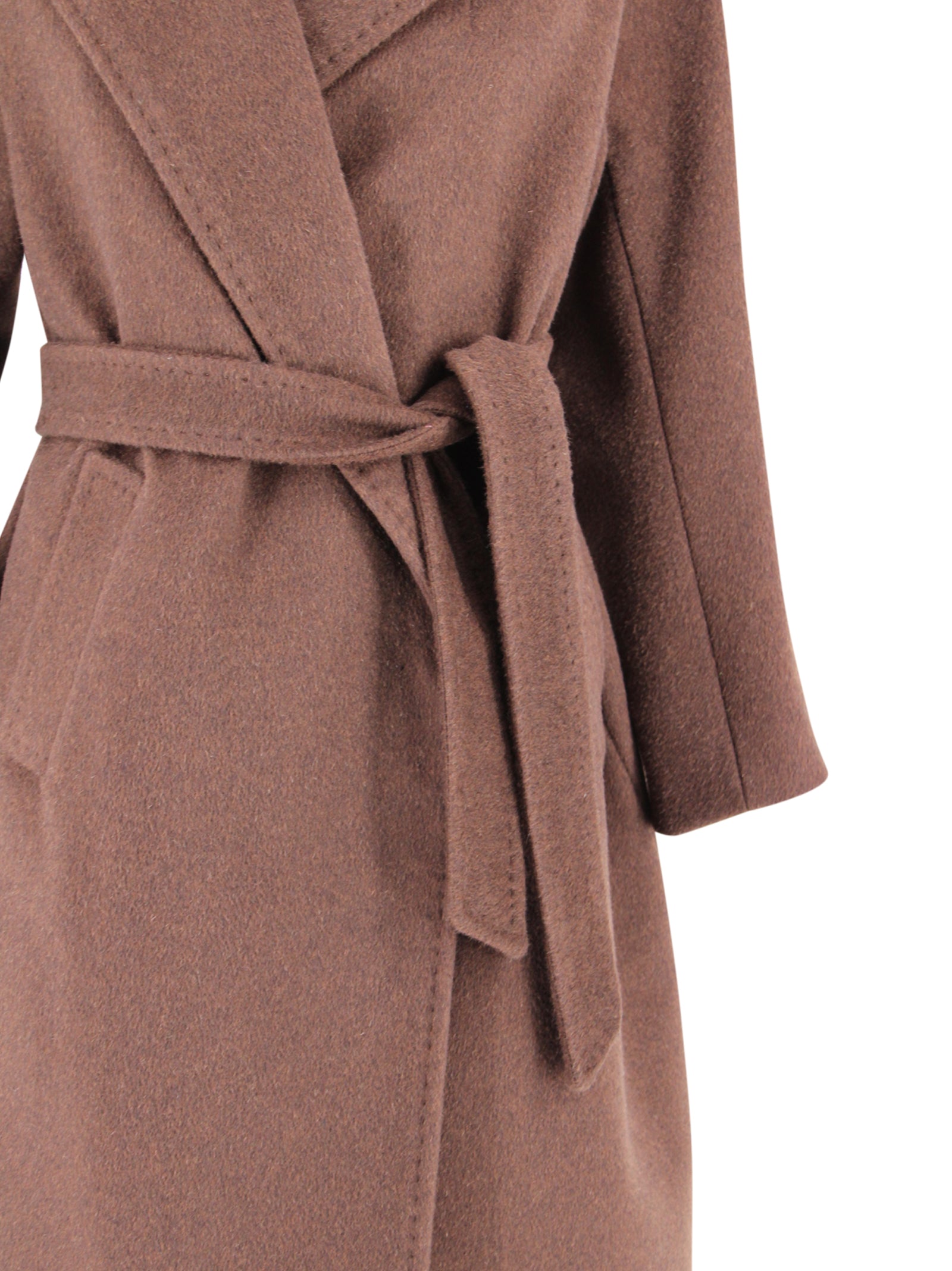 Max Mara Weekend Coats Cioccolato Lana