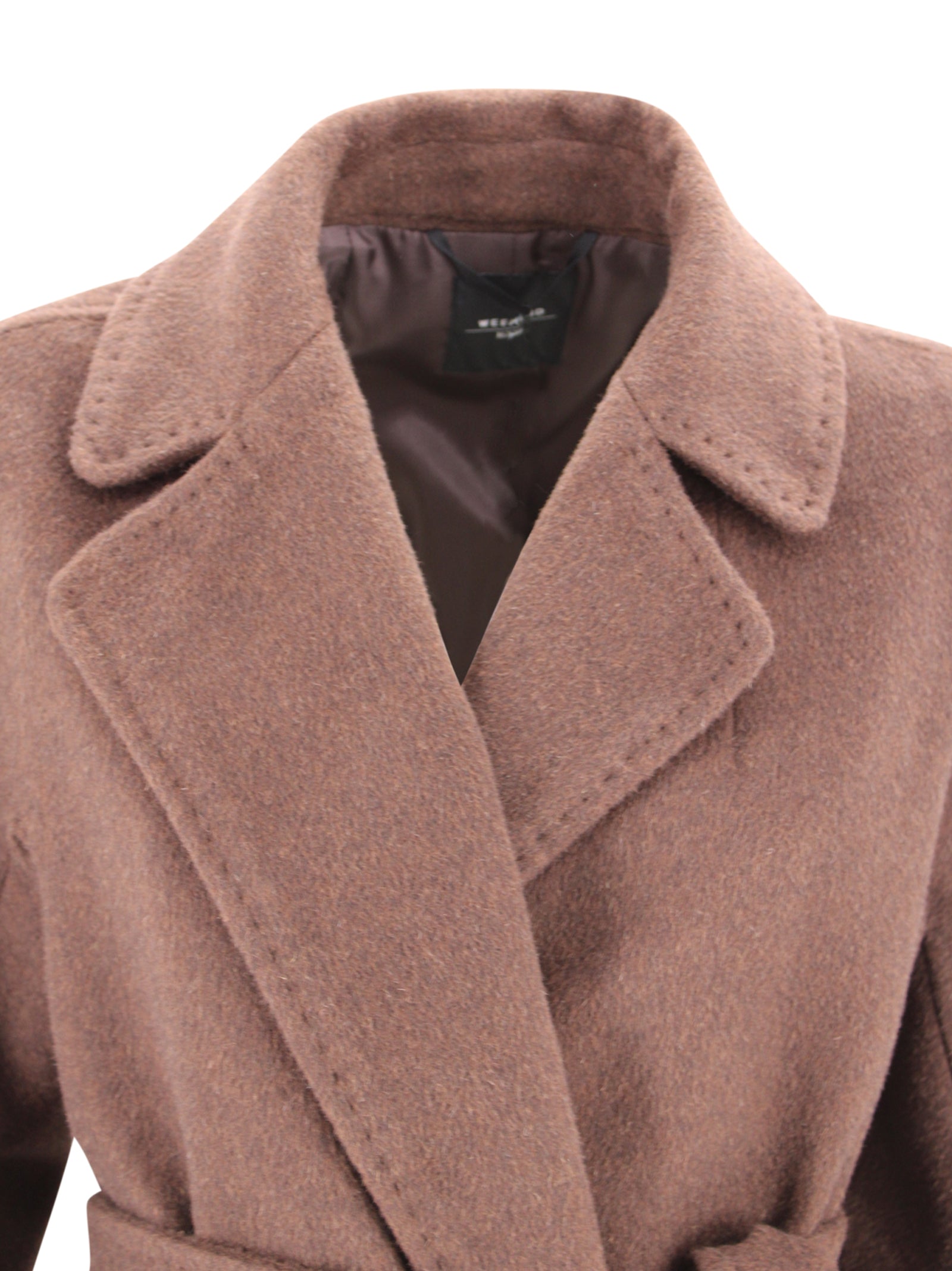 Max Mara Weekend Coats Cioccolato Lana
