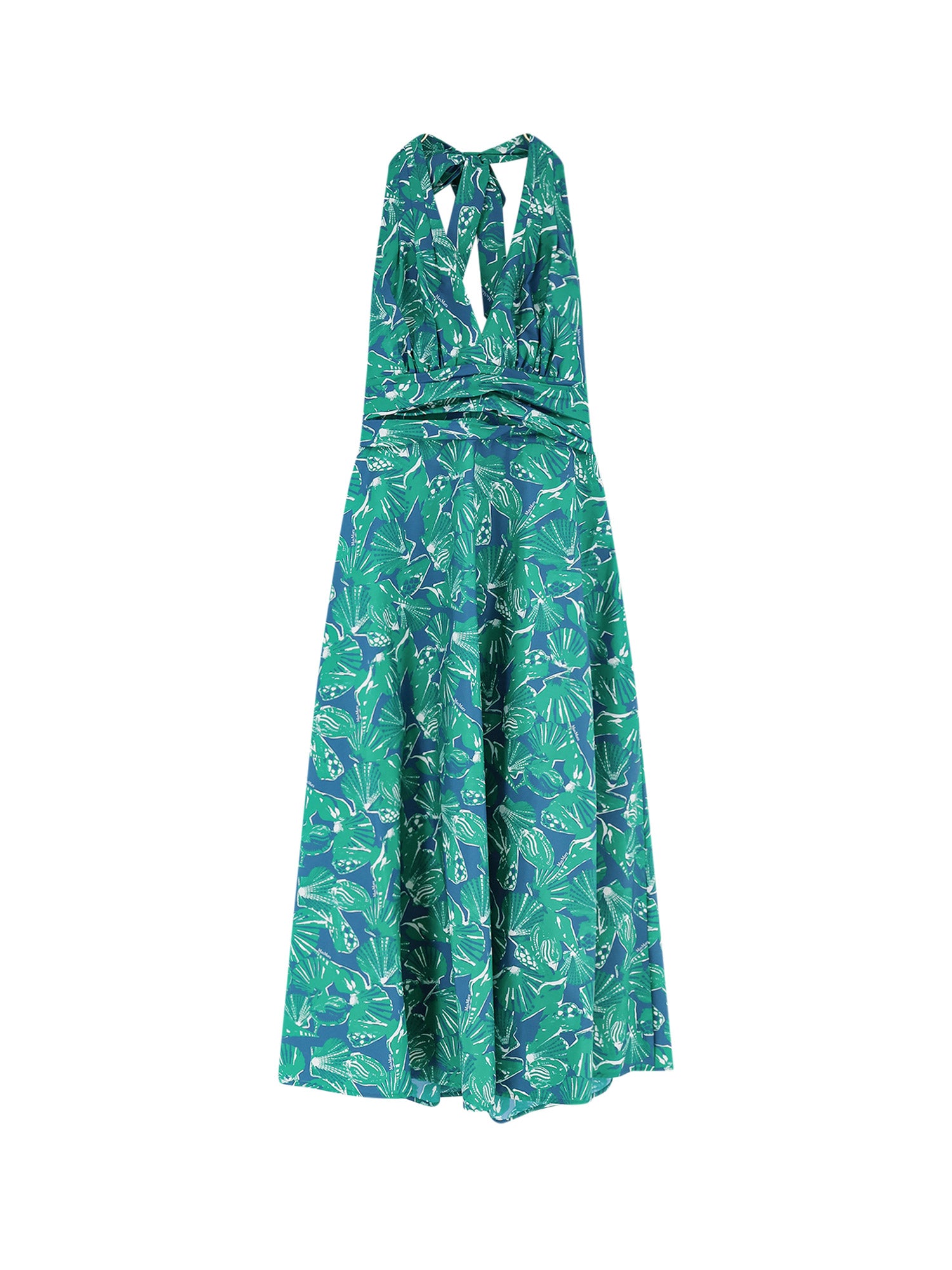 Max Mara Dresses Verde Smeraldo Cotone