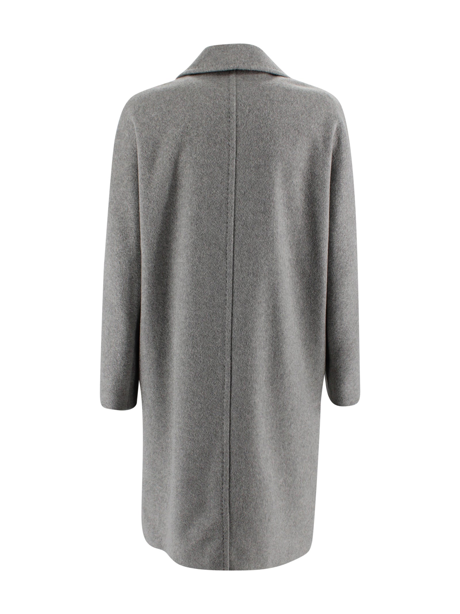 Max Mara Studio Coats Grigio Chiaro Cashmere
