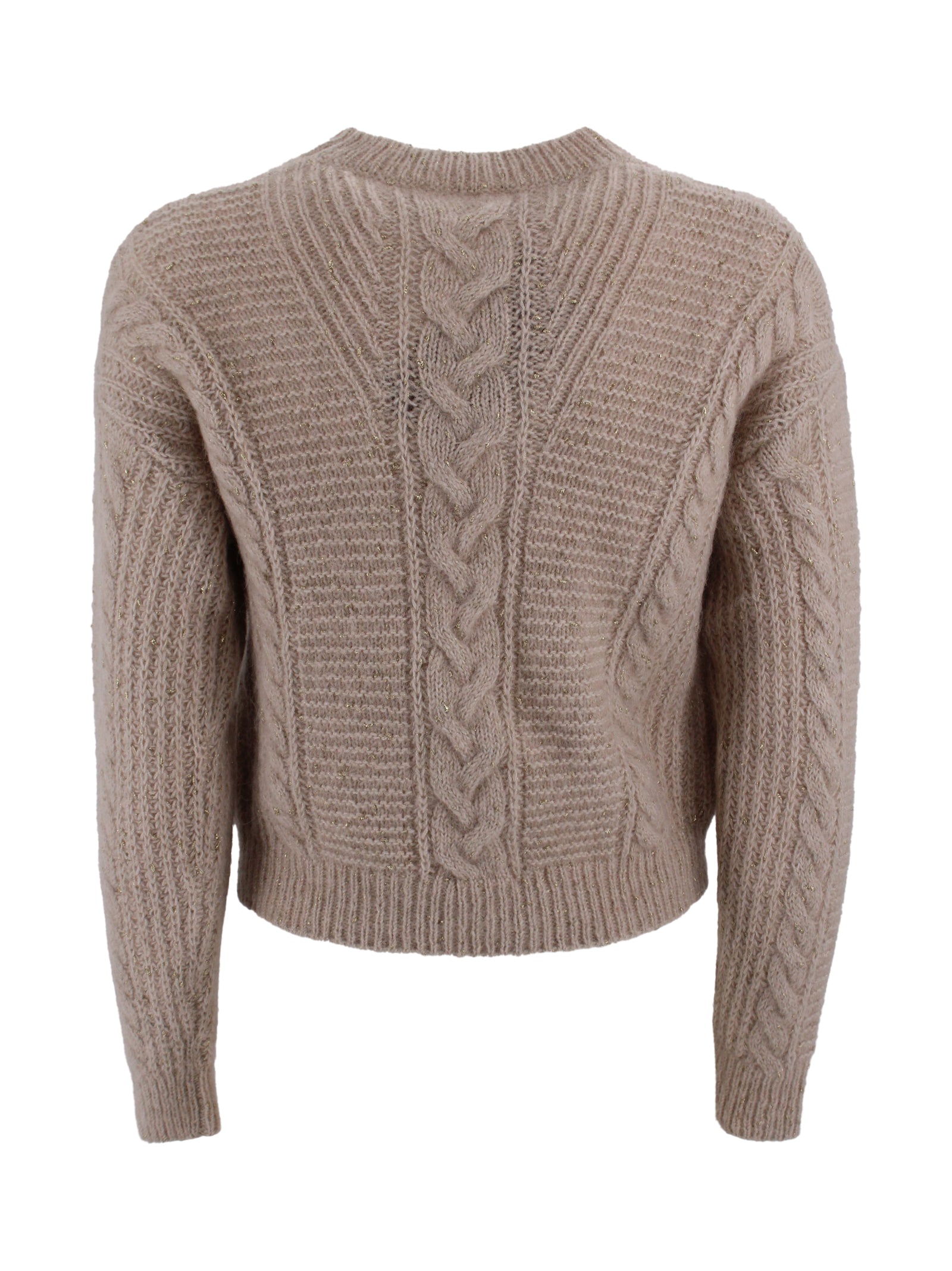Max Mara Studio Sweaters Beige Poliammide