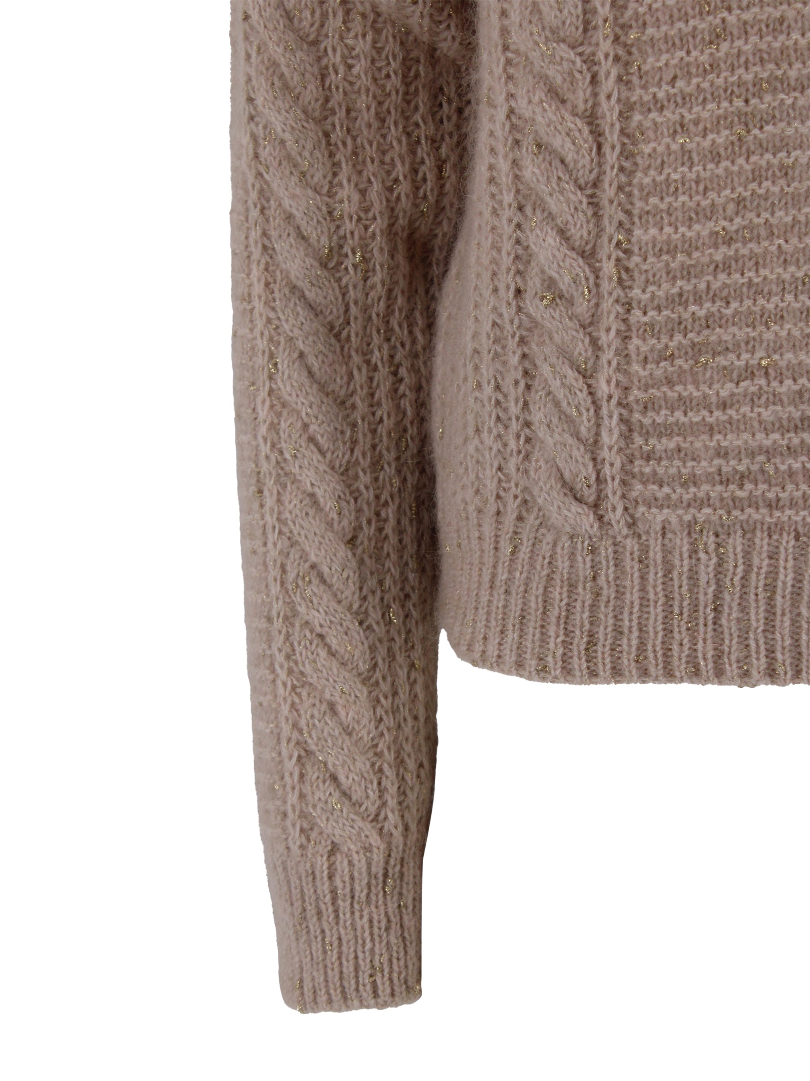 Max Mara Studio Sweaters Beige Poliammide