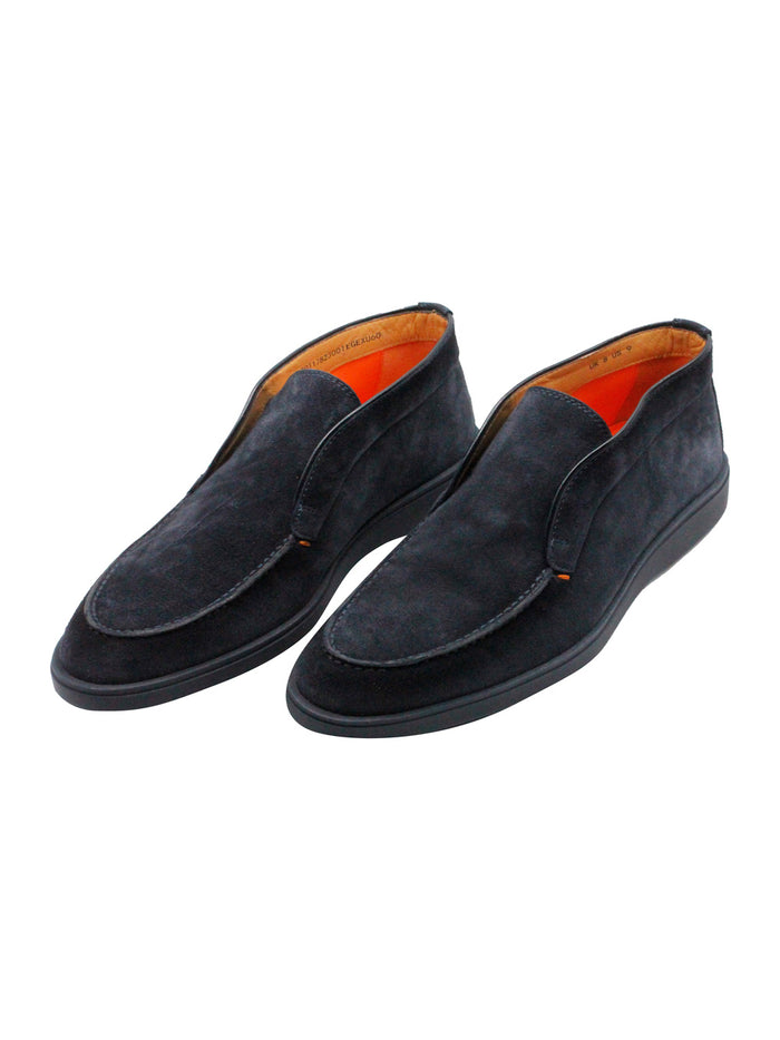 Santoni Flat Shoes Blue 100le