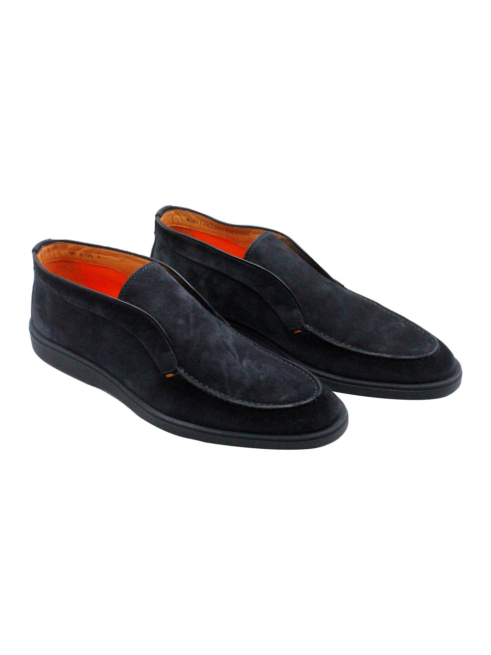 Santoni Flat Shoes Blue 100le