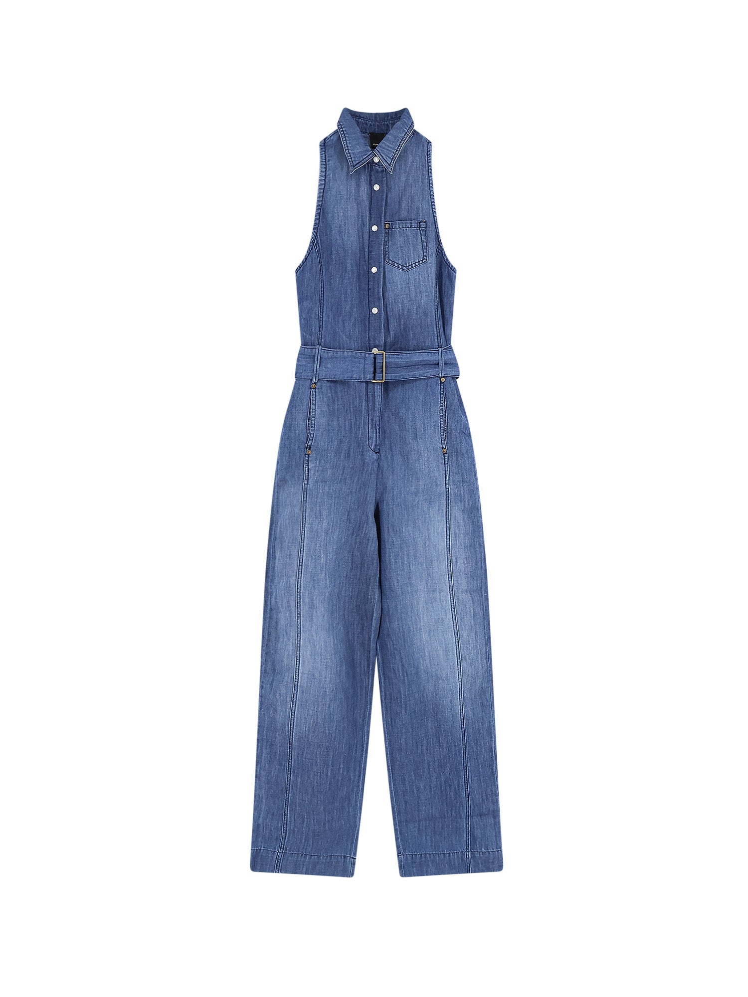 Pinko Dresses Lavaggio Rinse Cotone Lino