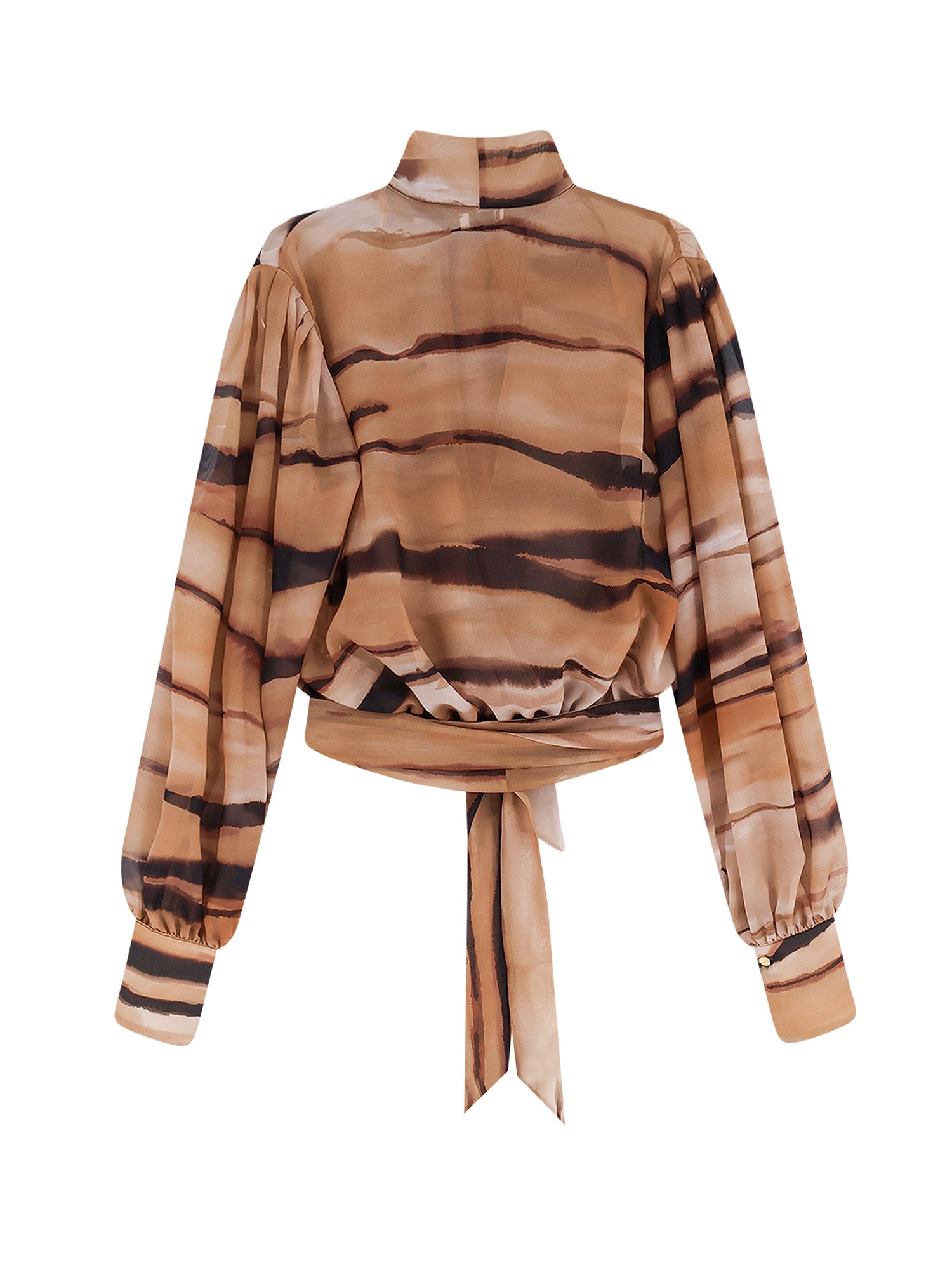Elisabetta Franchi Shirts Camel Poliestere