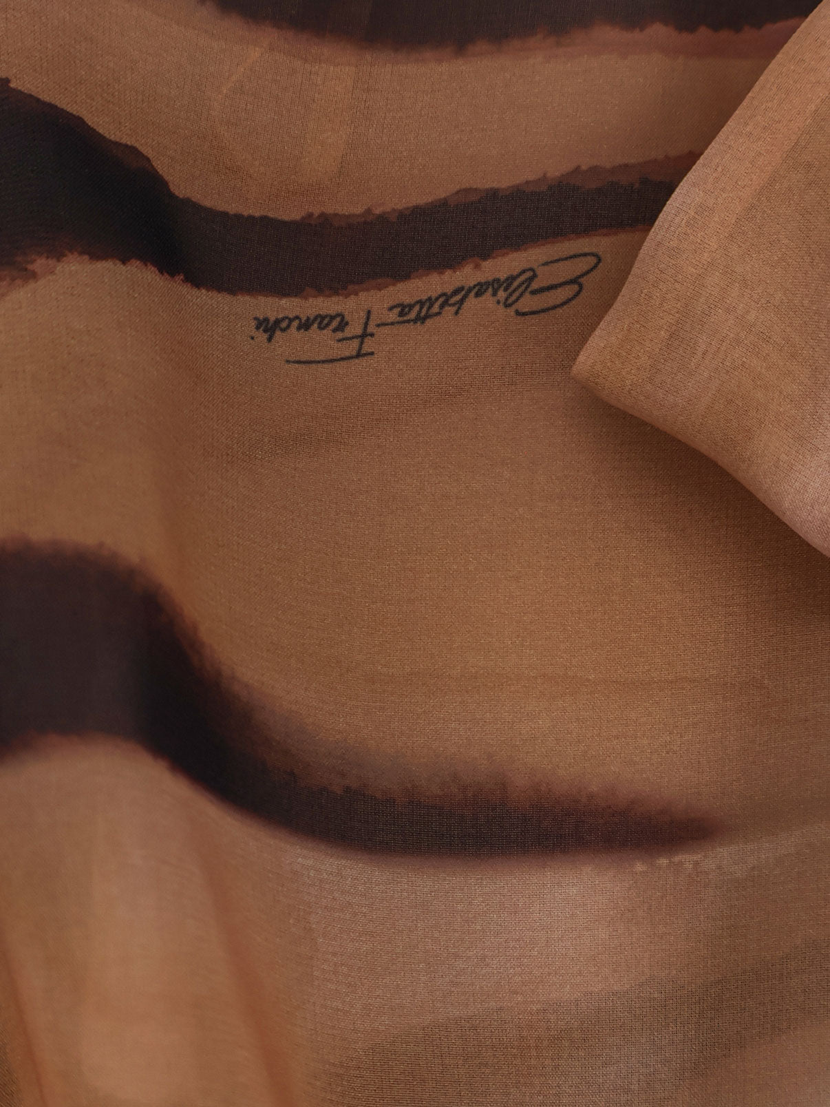 Elisabetta Franchi Shirts Camel Poliestere