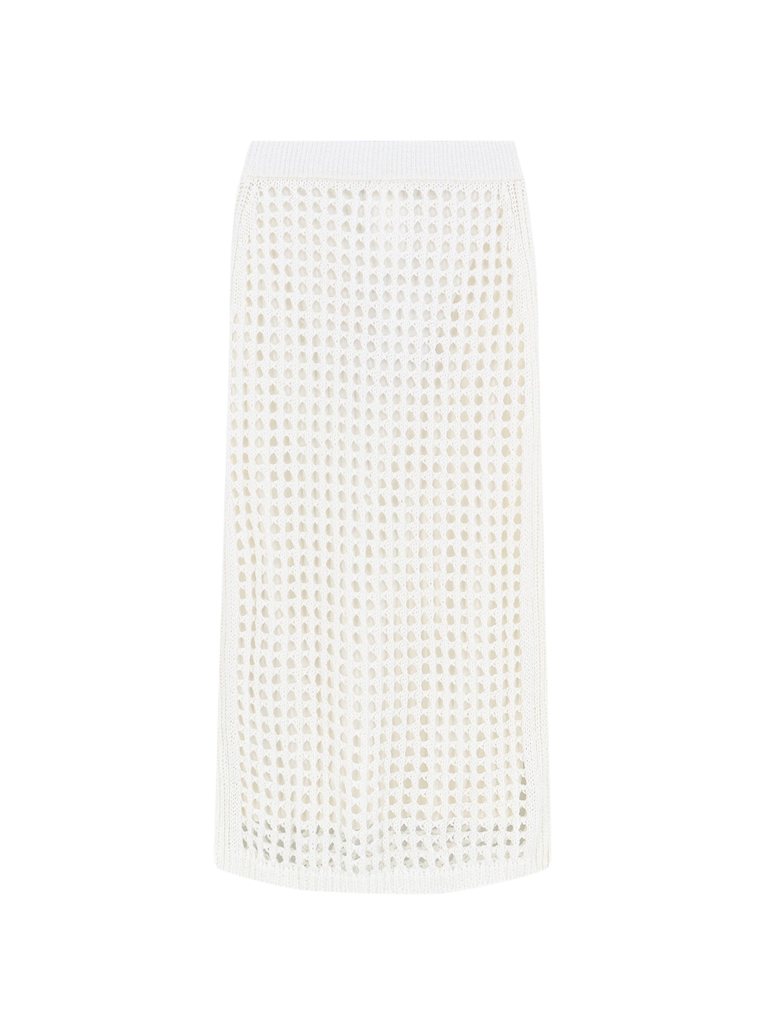 Max Mara Skirts White Cotone