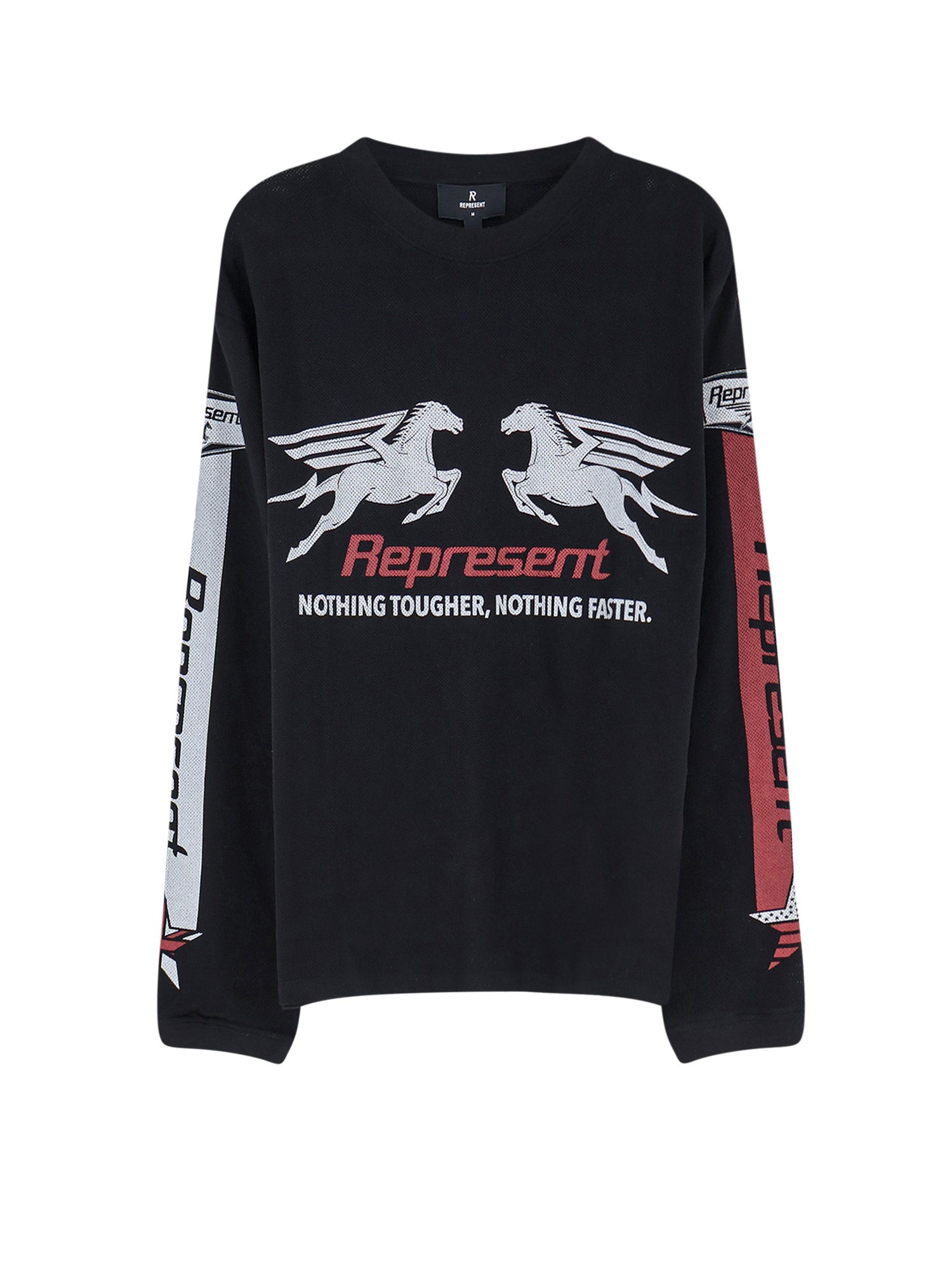 Represent T-shirts and Polos Jet Black Cotone