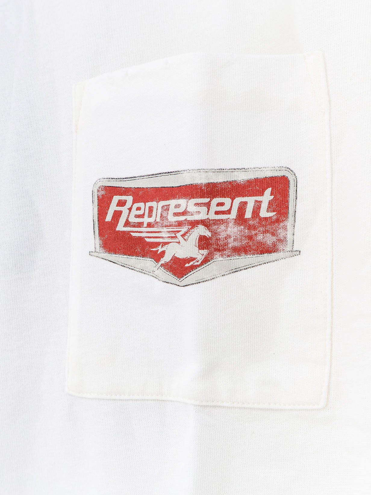 Represent T-shirts and Polos Flat White Cotone