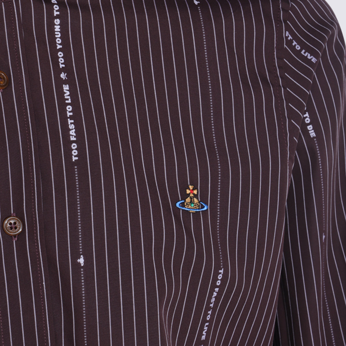 Vivienne Westwood Shirts Brown _co