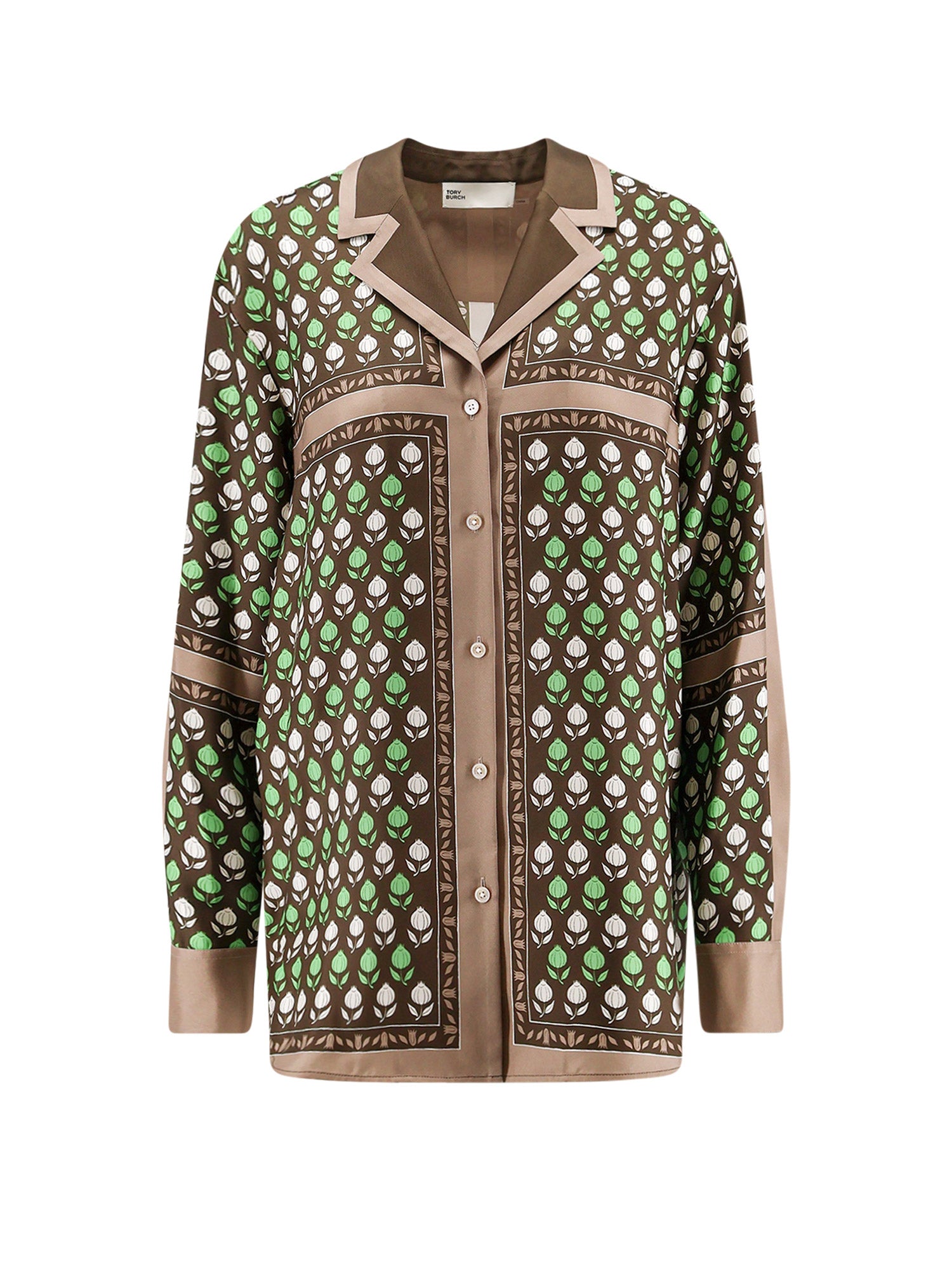 Tory Burch Shirts Brown Seta