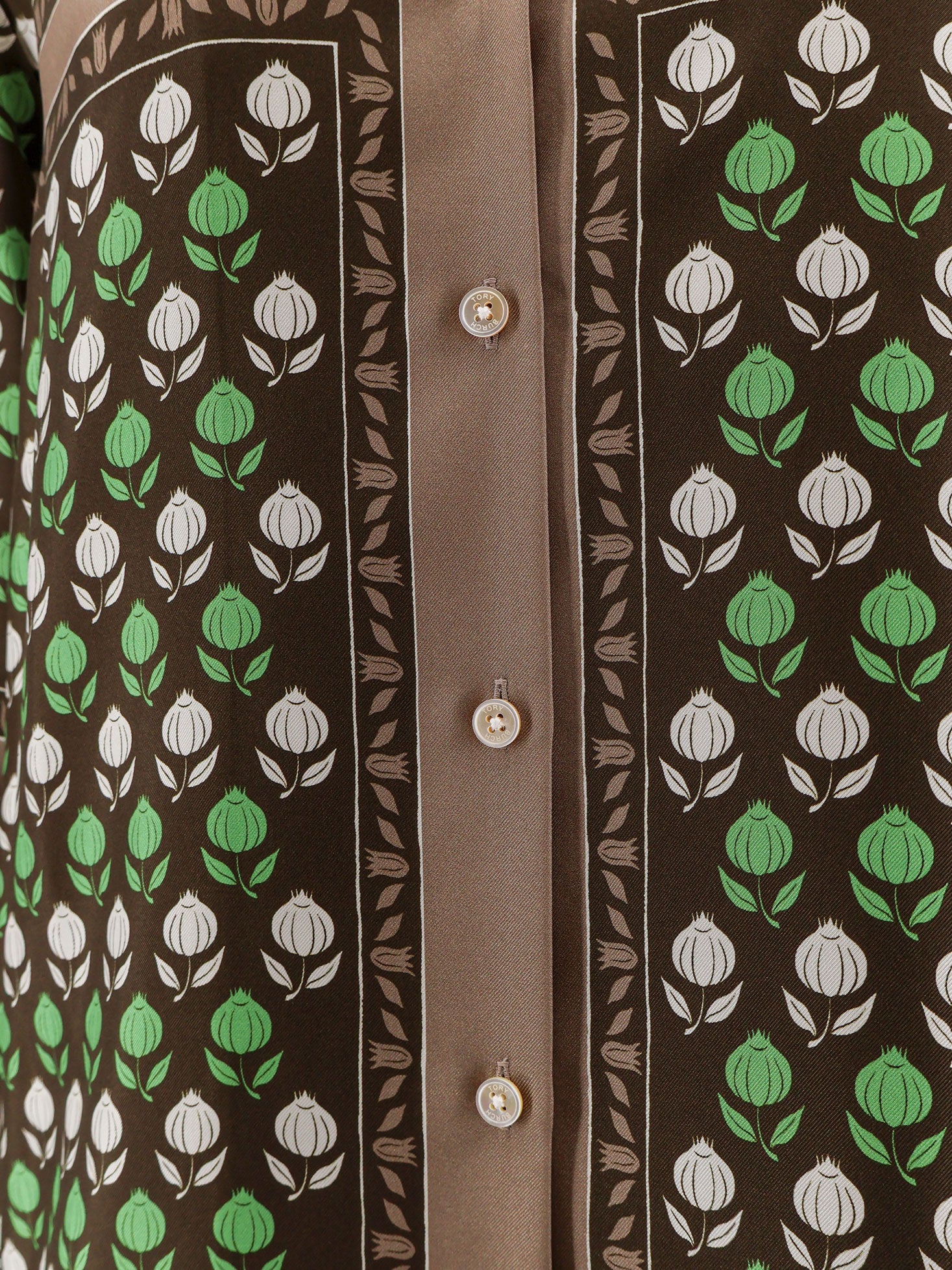 Tory Burch Shirts Brown Seta