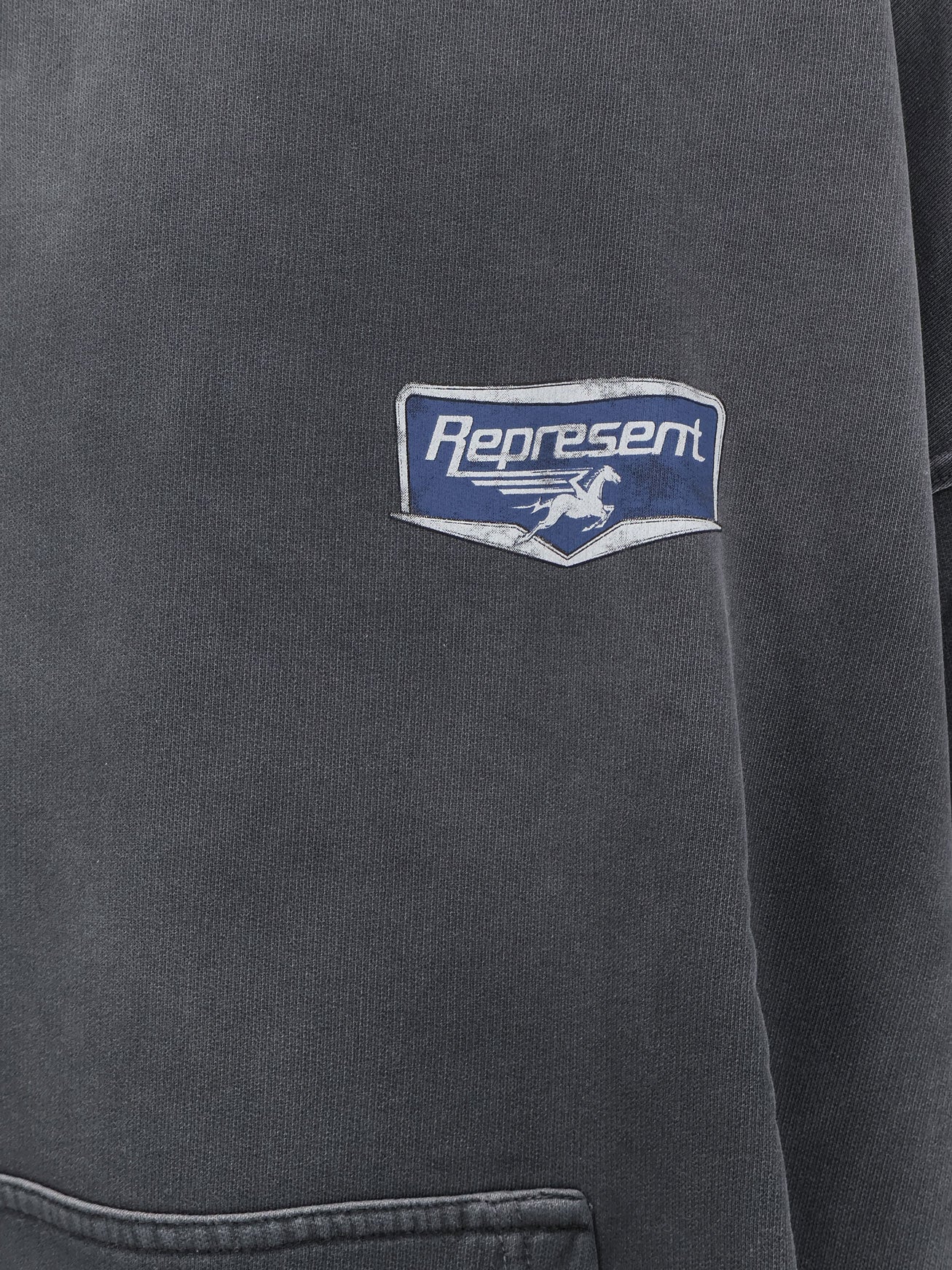 Represent Sweaters Stained Black Cotone