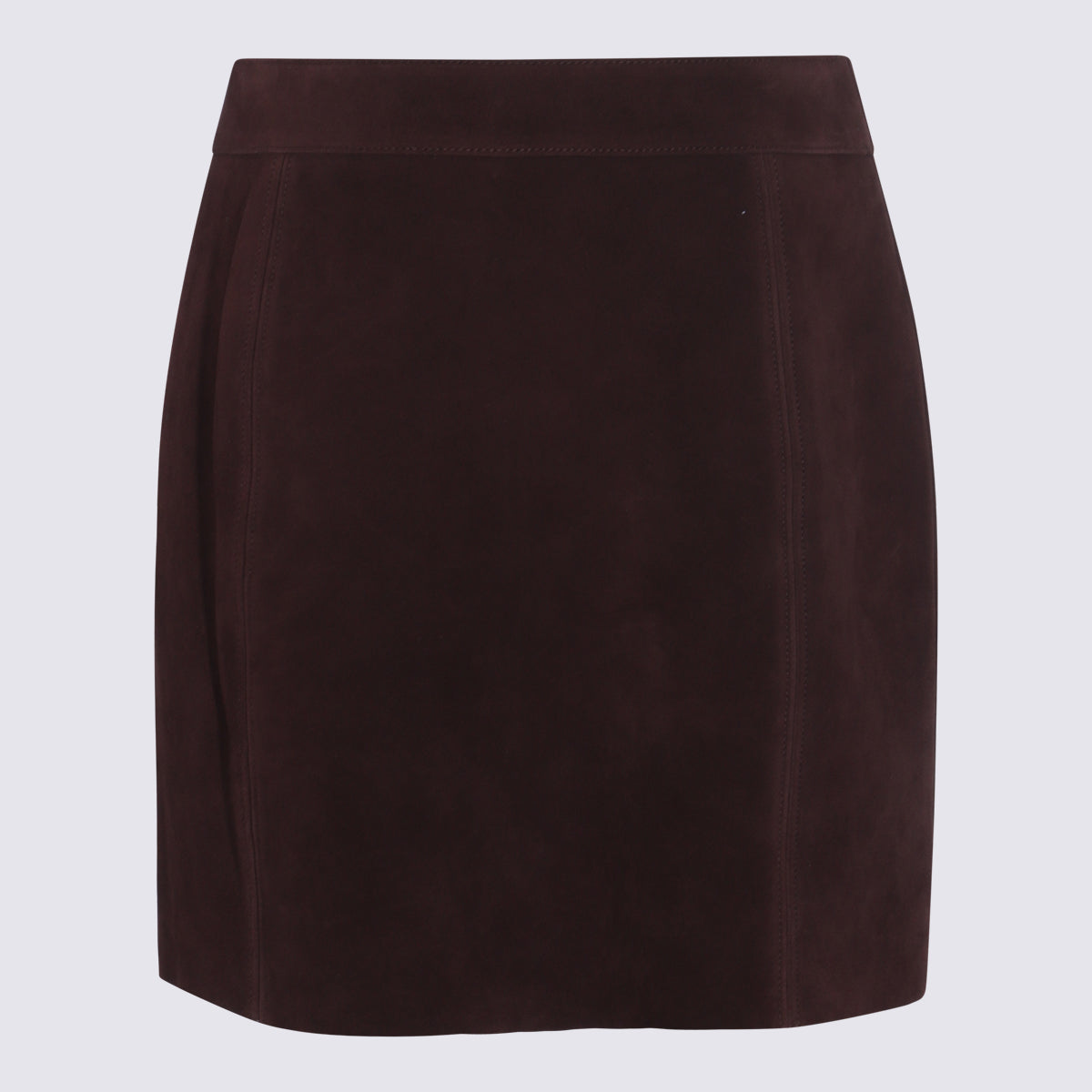 Céline Skirts Brown Suede Calf Leather