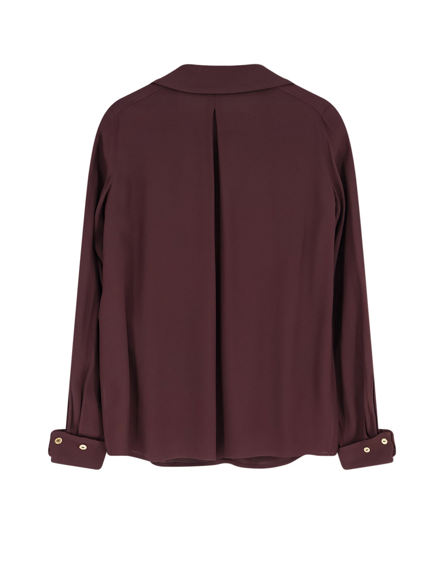 Elisabetta Franchi Shirts Brown Viscosa