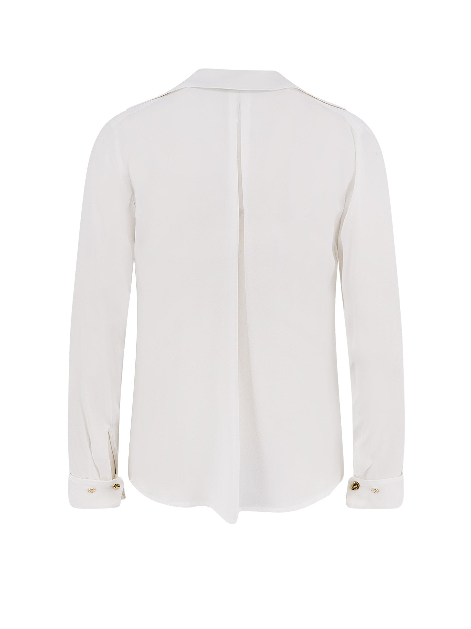 Elisabetta Franchi Shirts Ivory Viscosa