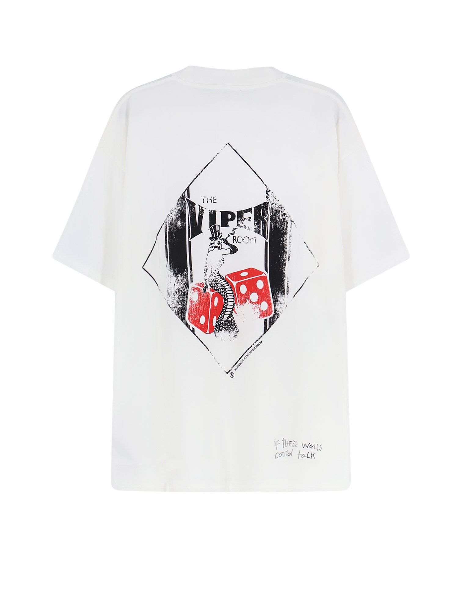 Represent T-shirts and Polos Flat White Cotone