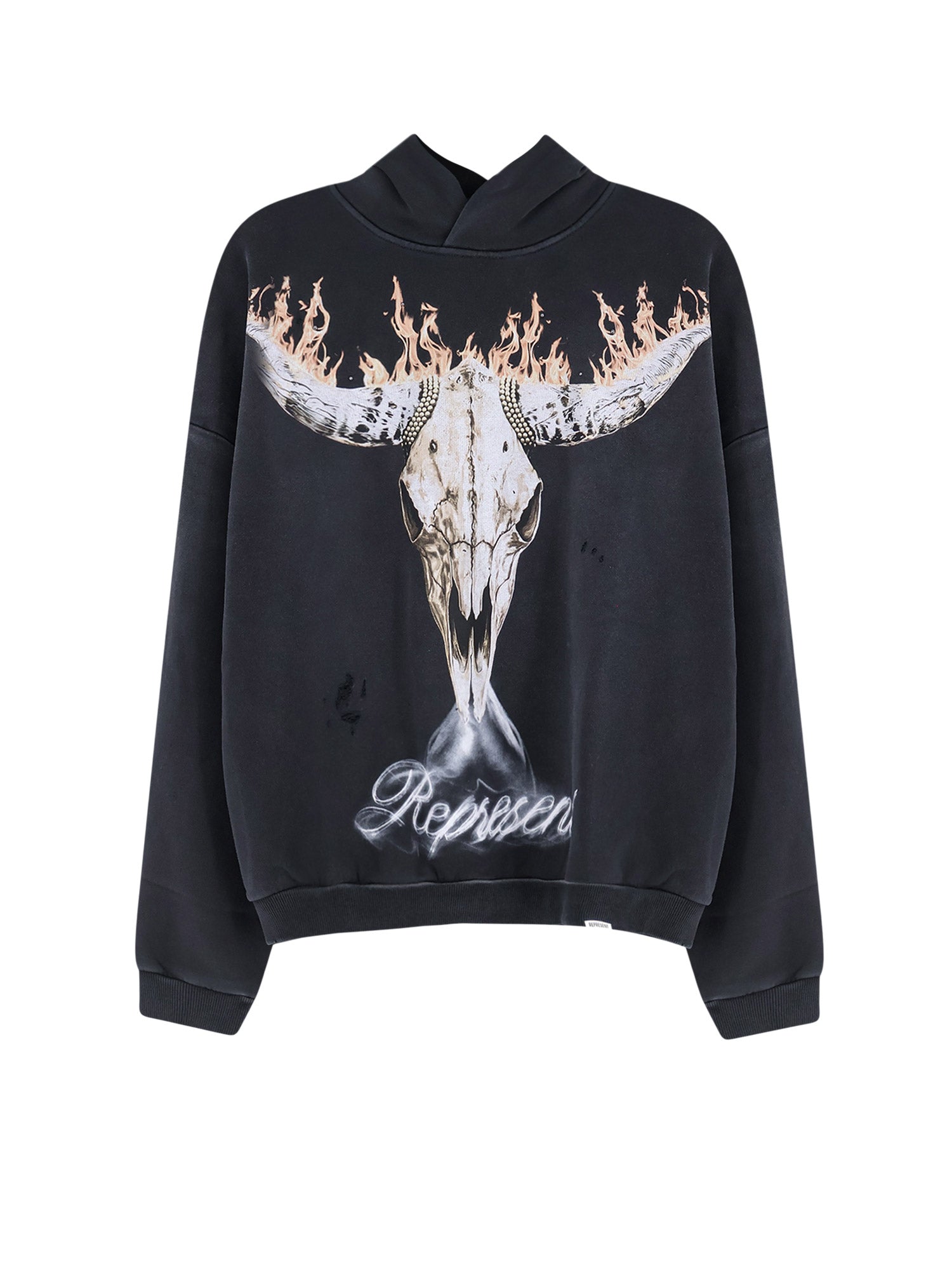 Represent Sweaters Stained Black Cotone