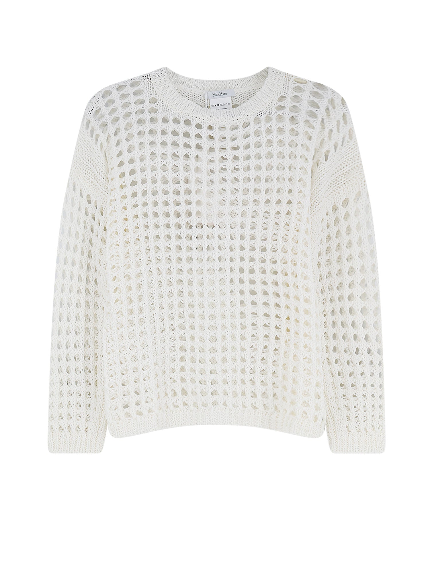 Max Mara Sweaters White Cotone
