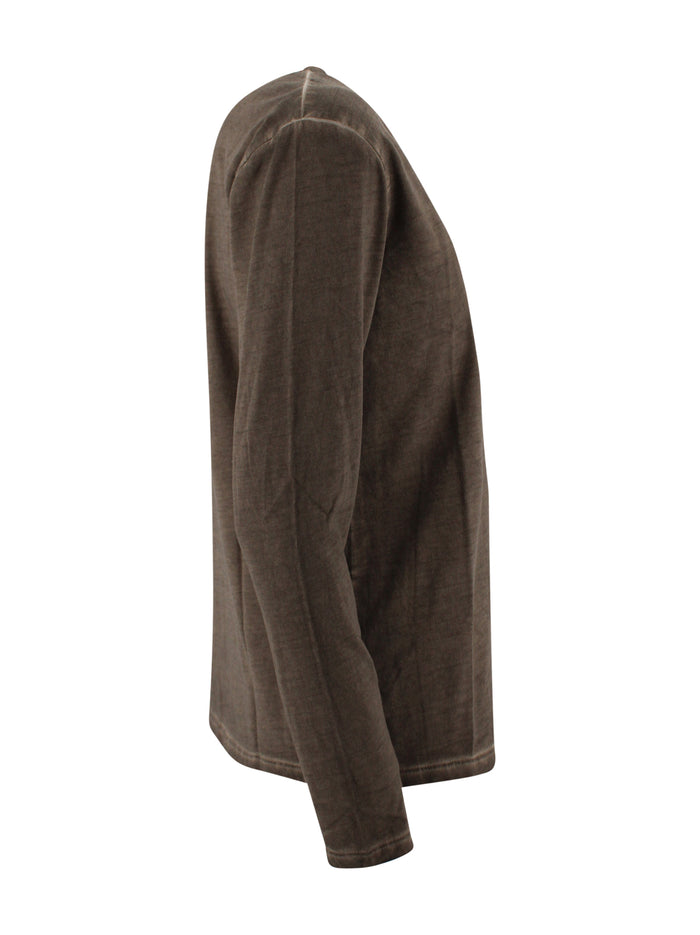 ANONYM T-shirts and Polos Brown Cotone